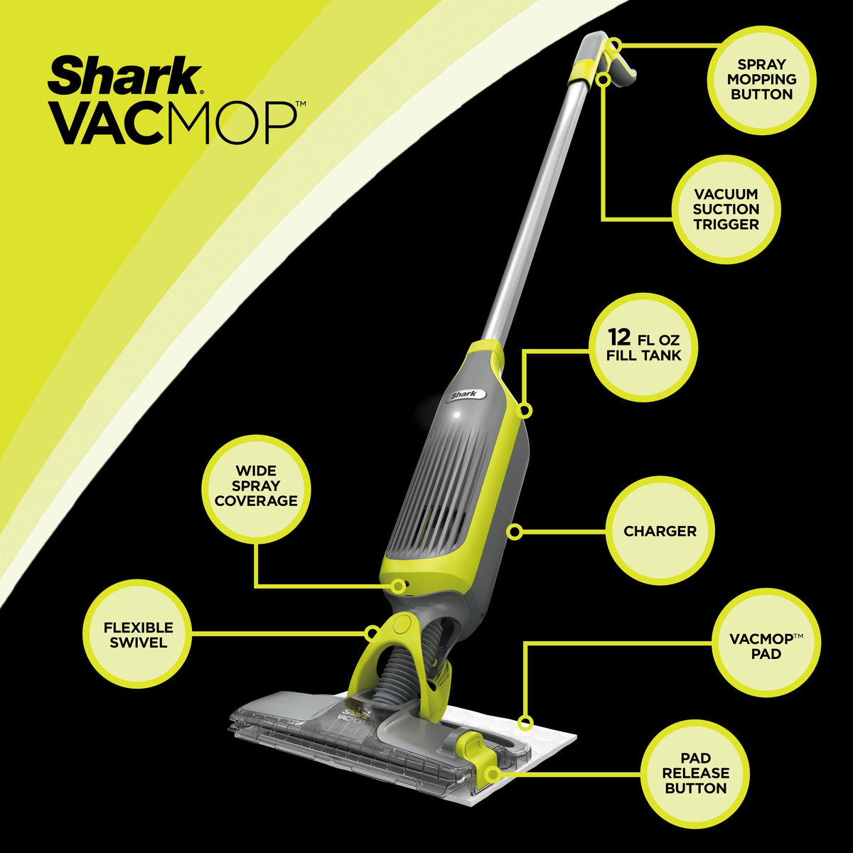 Cordless Hard Floor Vacuum Mop Q5936