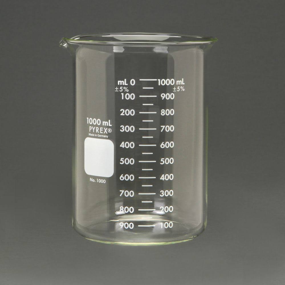 1,000 ml Glass Measuring Beaker B61056