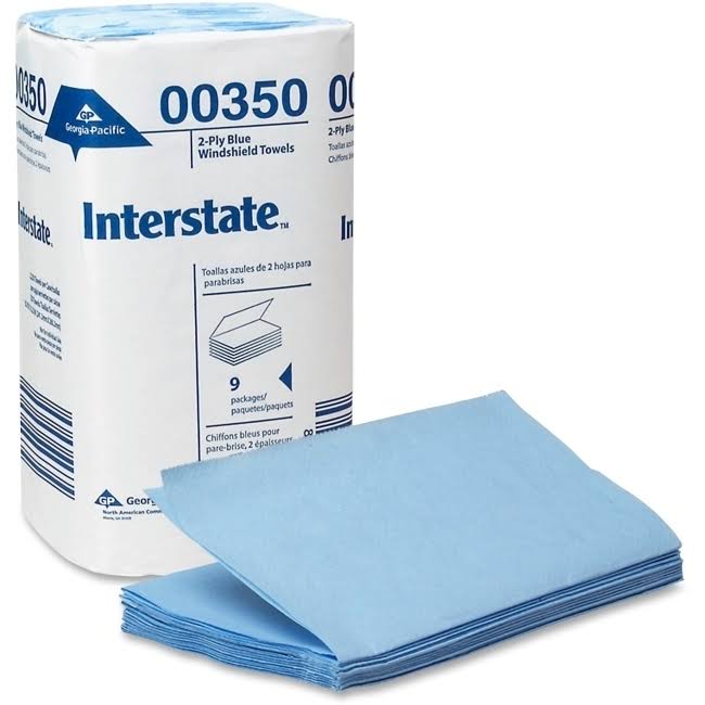 Two-Ply Singlefold Auto Care Wipers, 250/Pack, 9 Packs/Carton N360