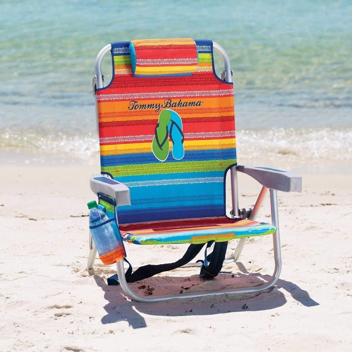 Backpack Cooler Chair with Storage Pouch and Towel Bar S71665