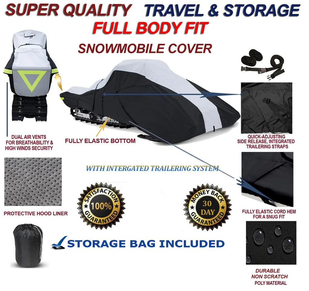 600 Denier Full Fit Snowmobile Travel and Storage Cover K367