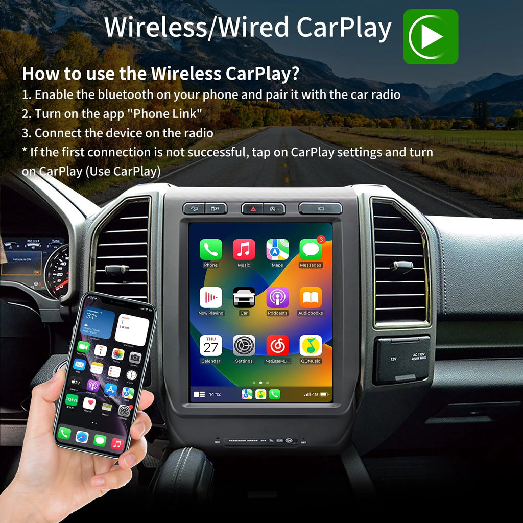 Car Radio CarPlay Stereo Android Head Unit Multimedia Player S5748
