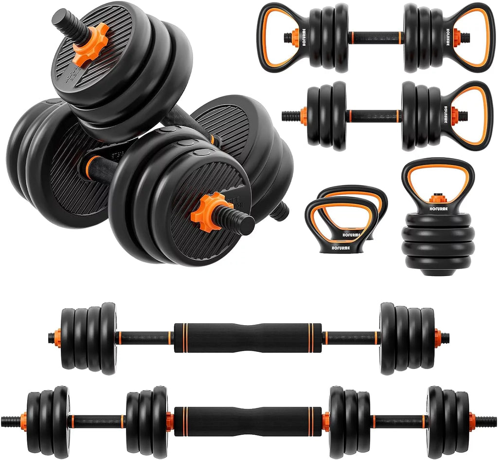 Adjustable Dumbbell Set Black T180