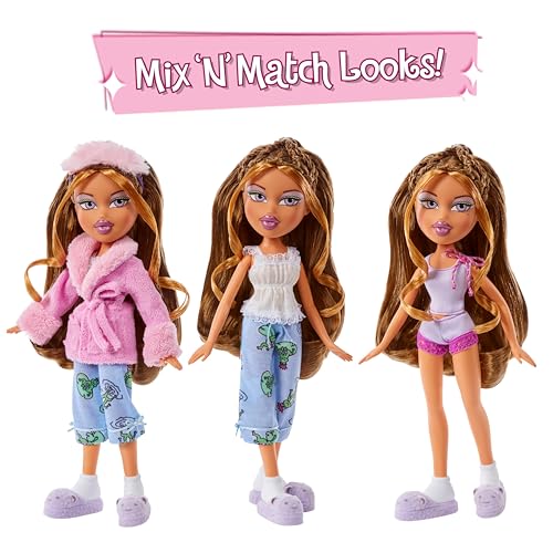 Fashion Doll with 2 Sets of Pajamas, Plush, and Accessories I5550
