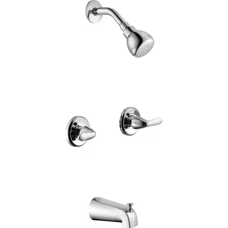 2-Handle 1-Spray Tub and Shower Faucet 1.8 GPM in Chrome S6125