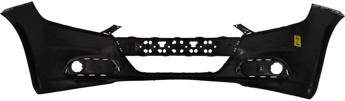 Primed Plastic Front Bumper Cover Fascia with Fog Light Holes for 2013-2016 Dodge Dart Sedan A91300