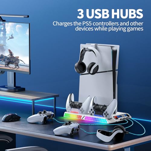 PS5 Cooling Station with Dual Charger Station S317