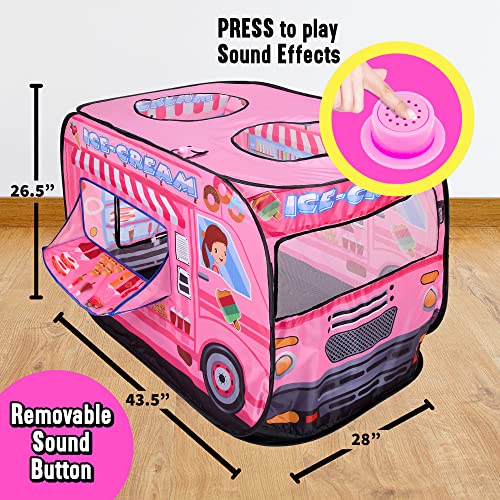 Pop-Up Play Tent with Front Stage and Carry Bag Q1485