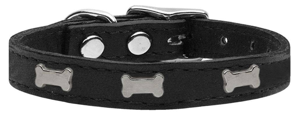 Purple Genuine Leather Dog Collar L36622